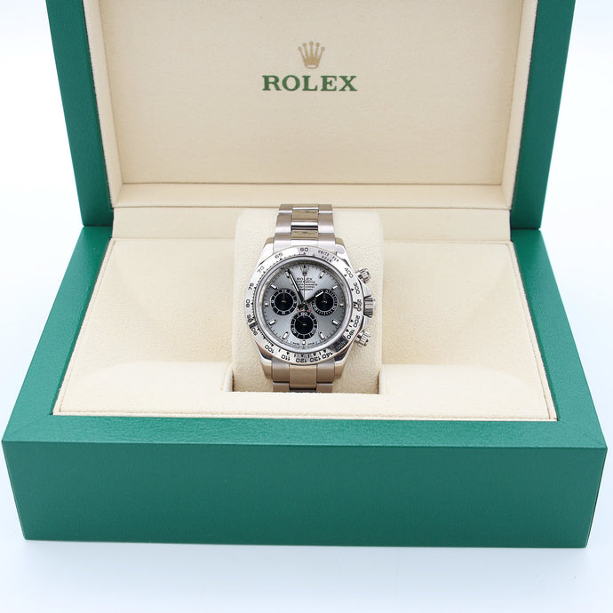 Rolex Daytona ref. 116509 - Silver dial with black subdials (Ghost) Dial - Full Set