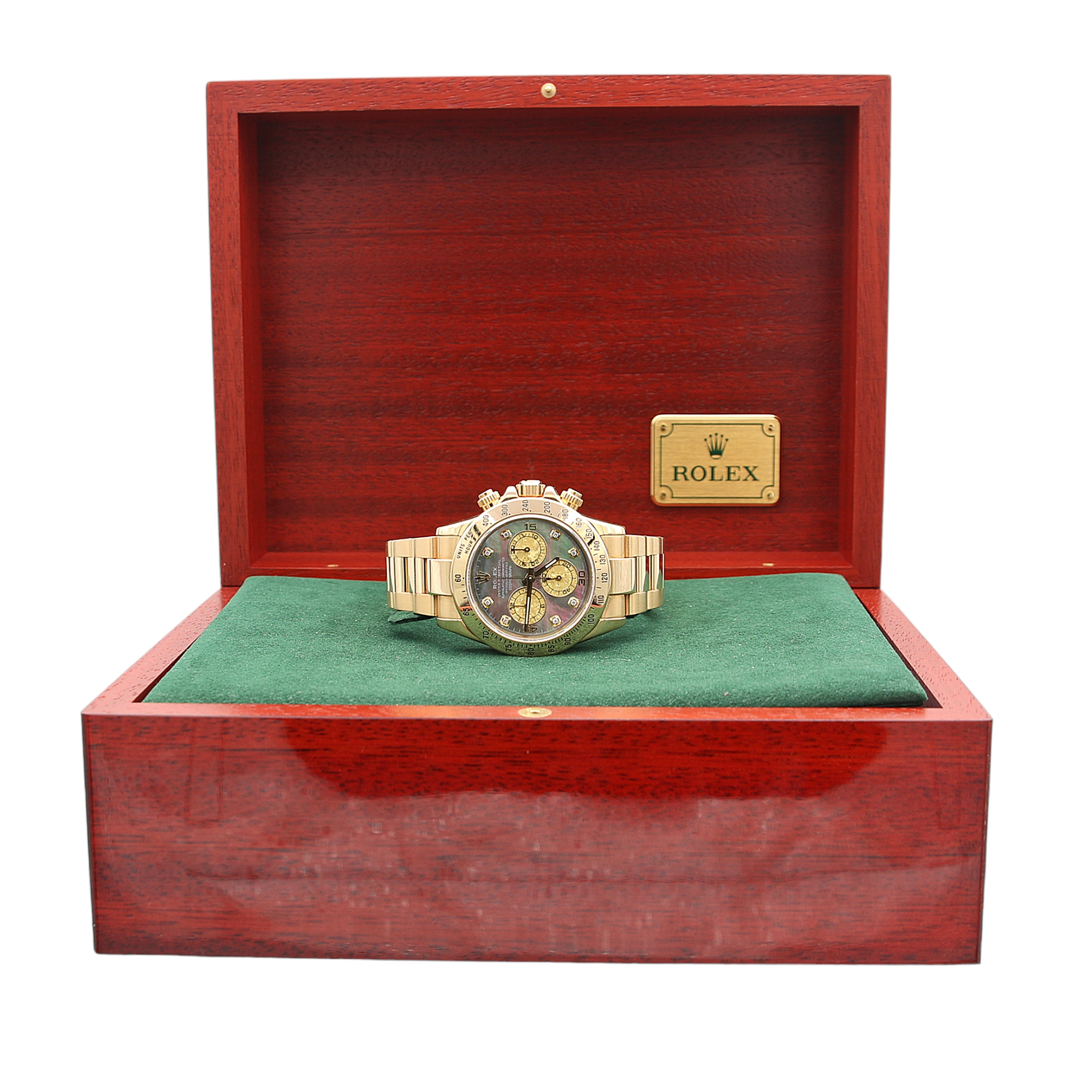 Buy Rolex Daytona ref. 116528 Crystal Dial Full Set Debonar