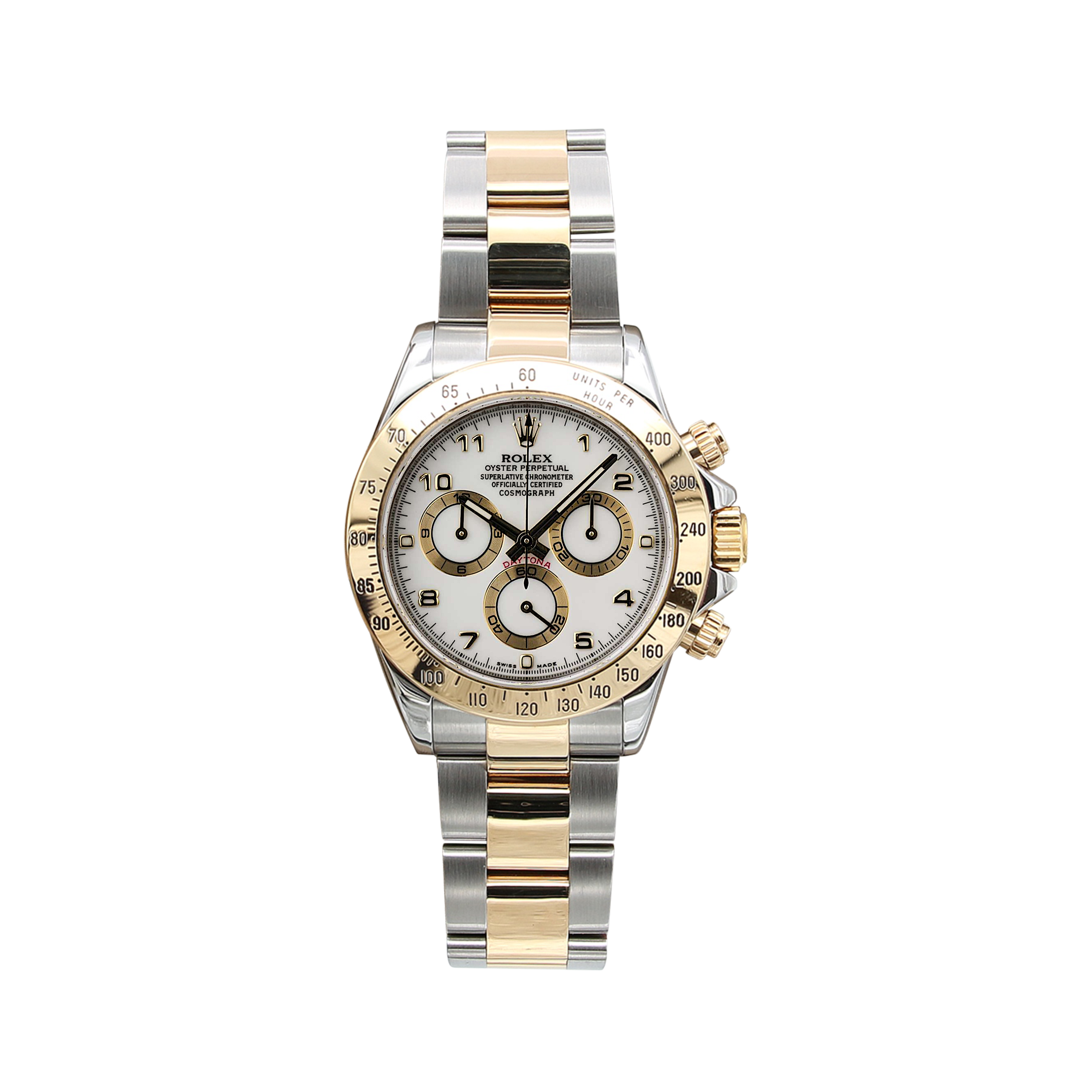 Rolex Daytona ref. 116523 Schwarzes Zifferblatt – Komplettset