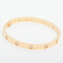 Załaduj obraz do przeglądarki galerii, Cartier Love Full Diamond Bracelet - AP059746 - 750(YG) 34.6g- Size 19 - Papers
