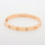 Cartier Love Half Diamonds Bracelet - WZ310602 - 750(YG) 28.5g - Size 16 - Full Set