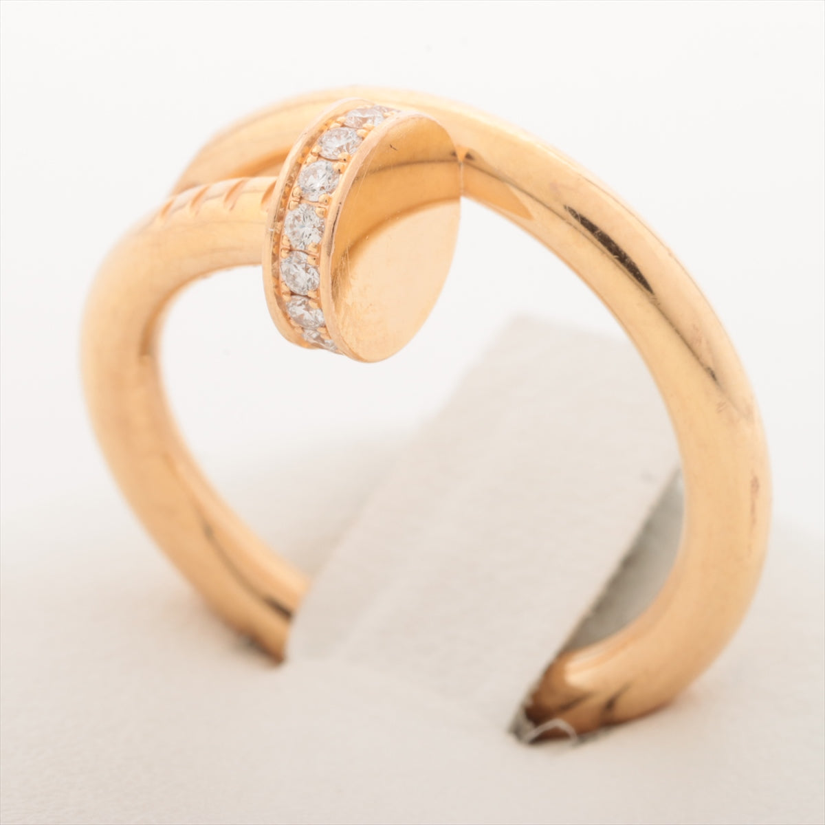 Cartier Juste un Clou Diamond Ring - YZ060183 - 750(YG) 7.1g - Size 51 - Full Set