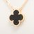 Van Cleef & Arpels Vintage Alhambra Onyx Necklace 750(YG) - 5.2g - Full Set