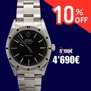ON SALE: Rolex Air-King ref. 14010 - Black dial - Full Set
