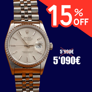 ON SALE: Rolex Datejust 36 ref. 16220 Silver Dial - Jubilee Bracelet