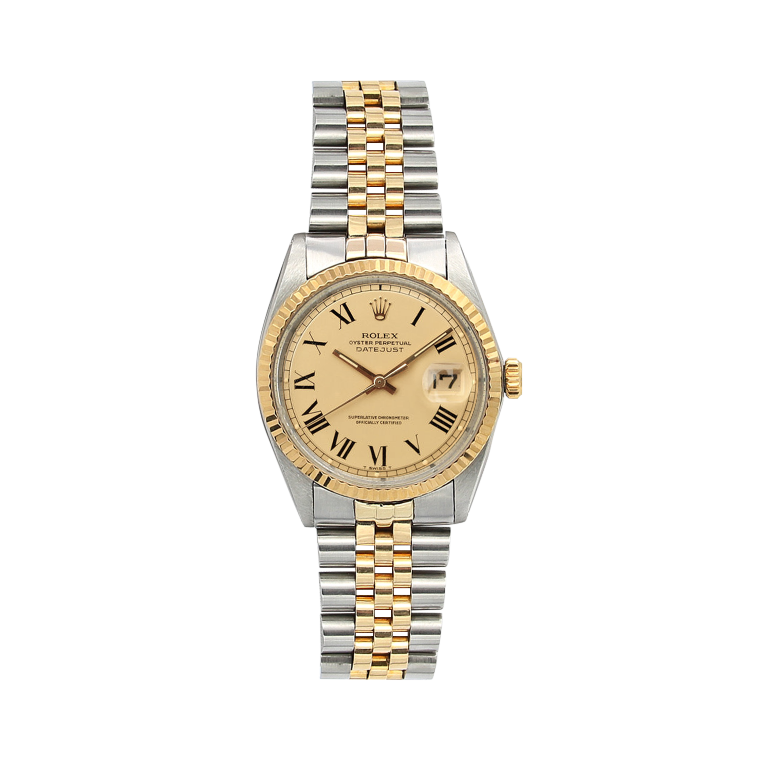 Rolex Datejust ref. 1601 - Steel/Yellow Gold - Champagne Buckley Dial