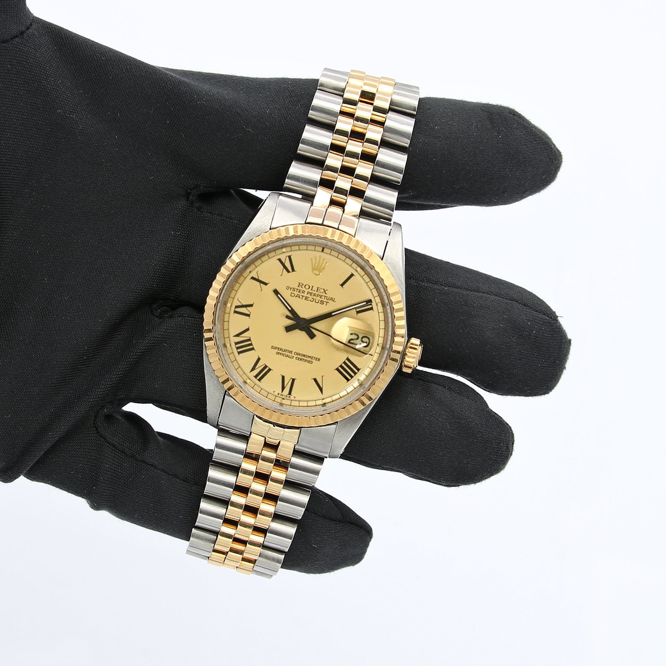 Rolex Datejust ref. 1601 - Steel/Yellow Gold - Champagne Buckley Dial