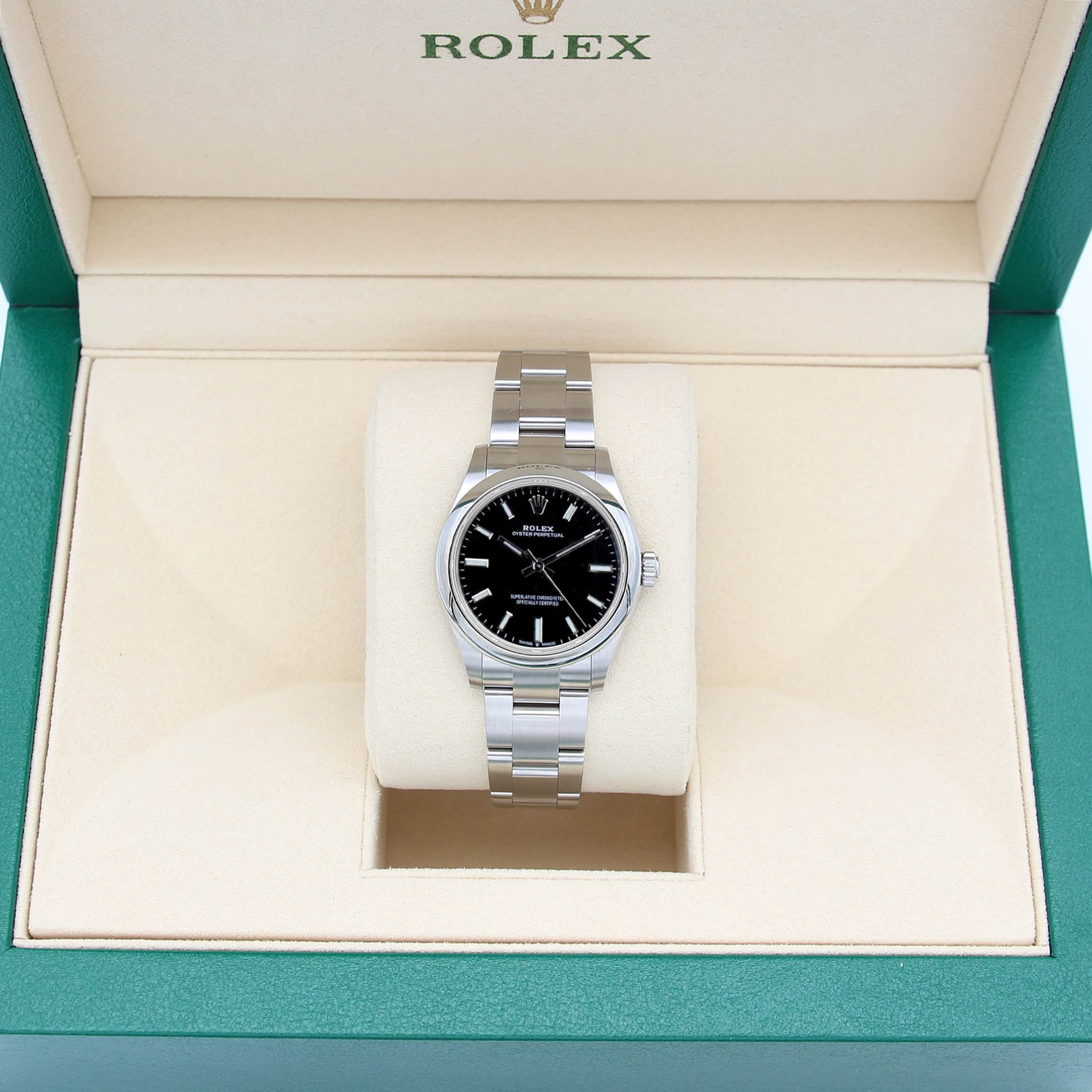 Rolex Oyster Perpetual ref. 277200 31mm - Black Dial - Full set