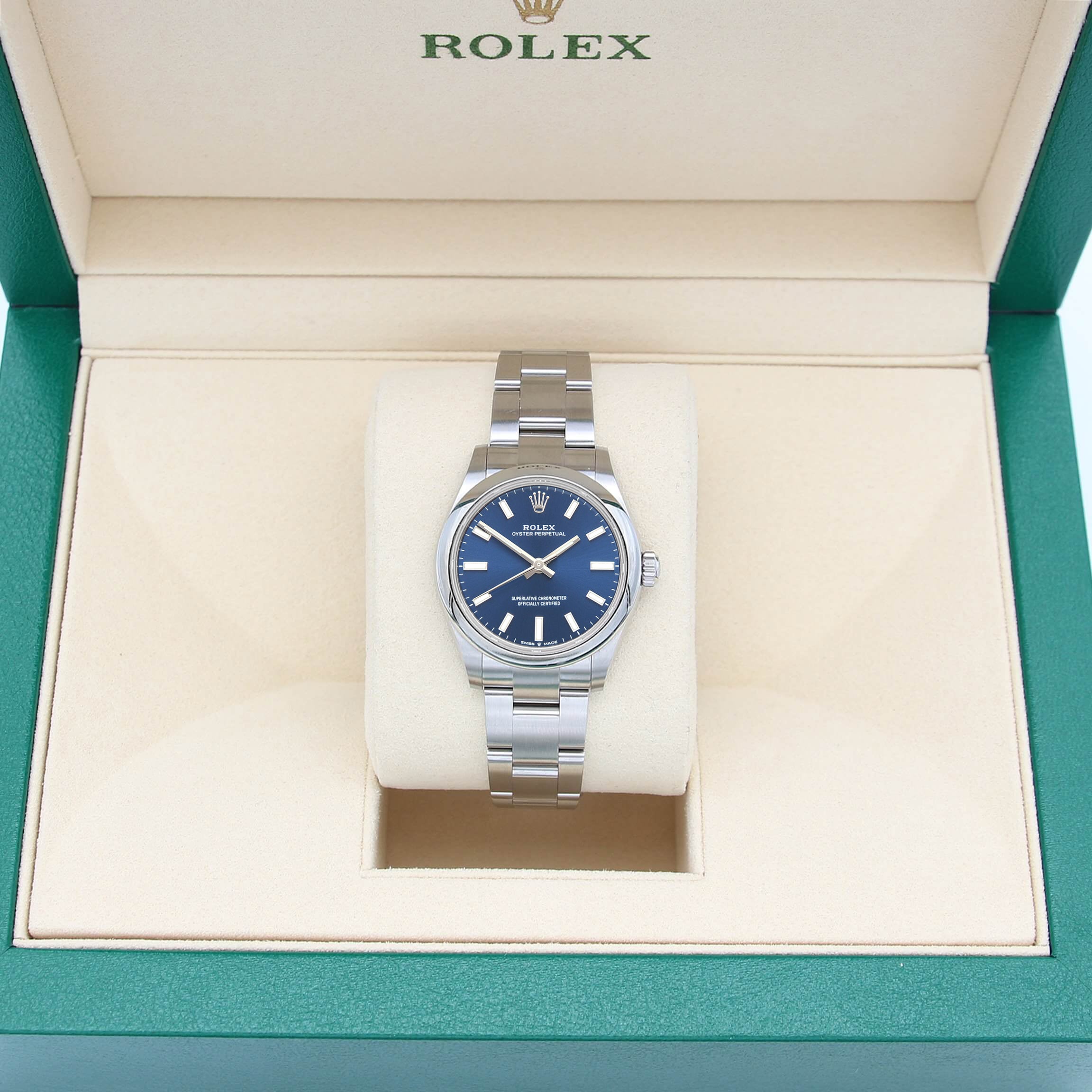 Rolex Oyster Perpetual ref. 277200 31mm - Blue Dial - Full set