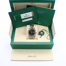 Carica l'immagine nel visualizzatore di Gallery, Rolex Datejust ref. 116201 Black Plain Dial Oyster bracelet - Full Set

