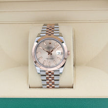 Załaduj obraz do przeglądarki galerii, Rolex Datejust ref. 126301 Sundust Dial Jubilee bracelet - Full Set
