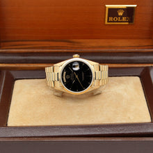 Load image into Gallery viewer, Rolex Day-Date 36 ref. 18038 - Black Hours Circle dial -  Full Set
