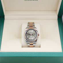 Załaduj obraz do przeglądarki galerii, Rolex Datejust ref. 116201 Gray Roman Dial Oyster bracelet - Full Set

