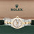 Rolex Datejust Lady ref. 69173 Steel/Gold - Oyster Bracelet - Silver Dial with Golden Indexes - Full Set
