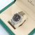 Rolex Datejust II ref. 116334 Schwarzes Oyster-Armband mit römischem Zifferblatt – komplettes Set