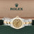 Rolex Datejust Lady ref. 69173 Steel/Gold - Oyster Bracelet - Champagne Dial with Diamonds - Full Set
