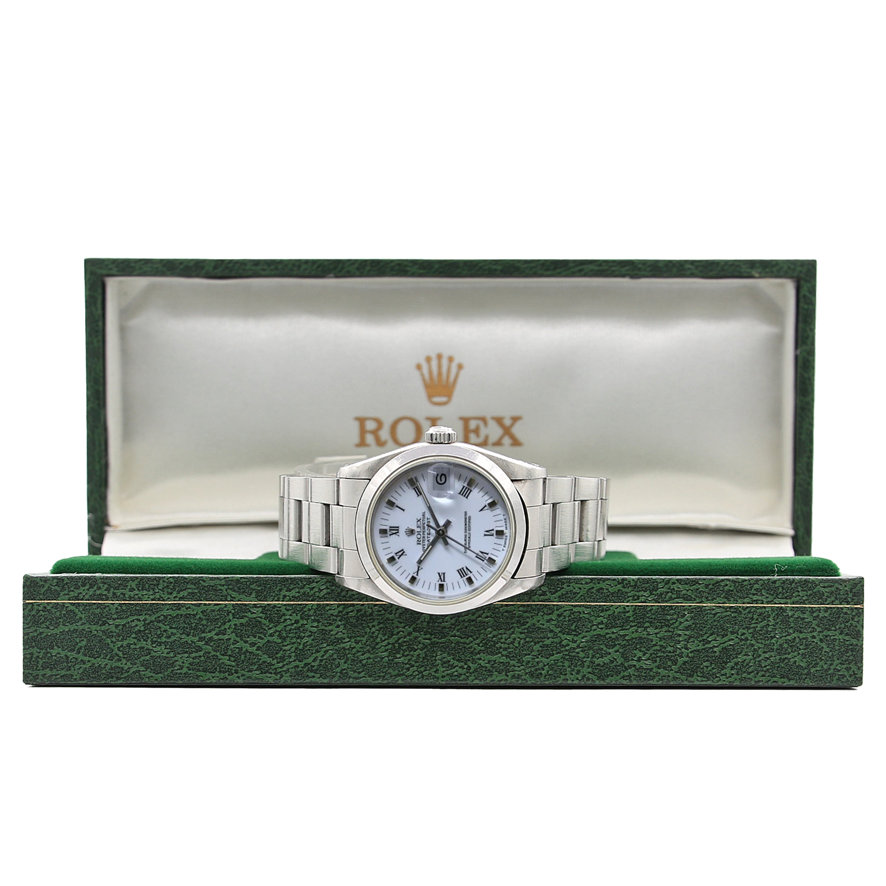 Rolex Datejust Midsize ref. 68240 White Roman Small dial