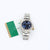 Rolex Datejust II ref. 116334 Oyster-Armband mit blauem Zifferblatt – komplettes Set