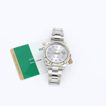 Załaduj obraz do przeglądarki galerii, Rolex Datejust II ref. 116334 Silver/Blue Arabic Dial Oyster Bracelet - Full Set
