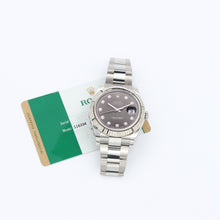 Bild in Galerie-Viewer laden, Rolex Datejust II Ref. 116334 graue Diamanten Zifferblatt Auster Armband - Voller Satz
