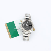 Bild in Galerie-Viewer laden, Rolex Datejust II Ref. 116334 graues Römisch -Zifferblatt -Austernarmband - Vollständiger Satz

