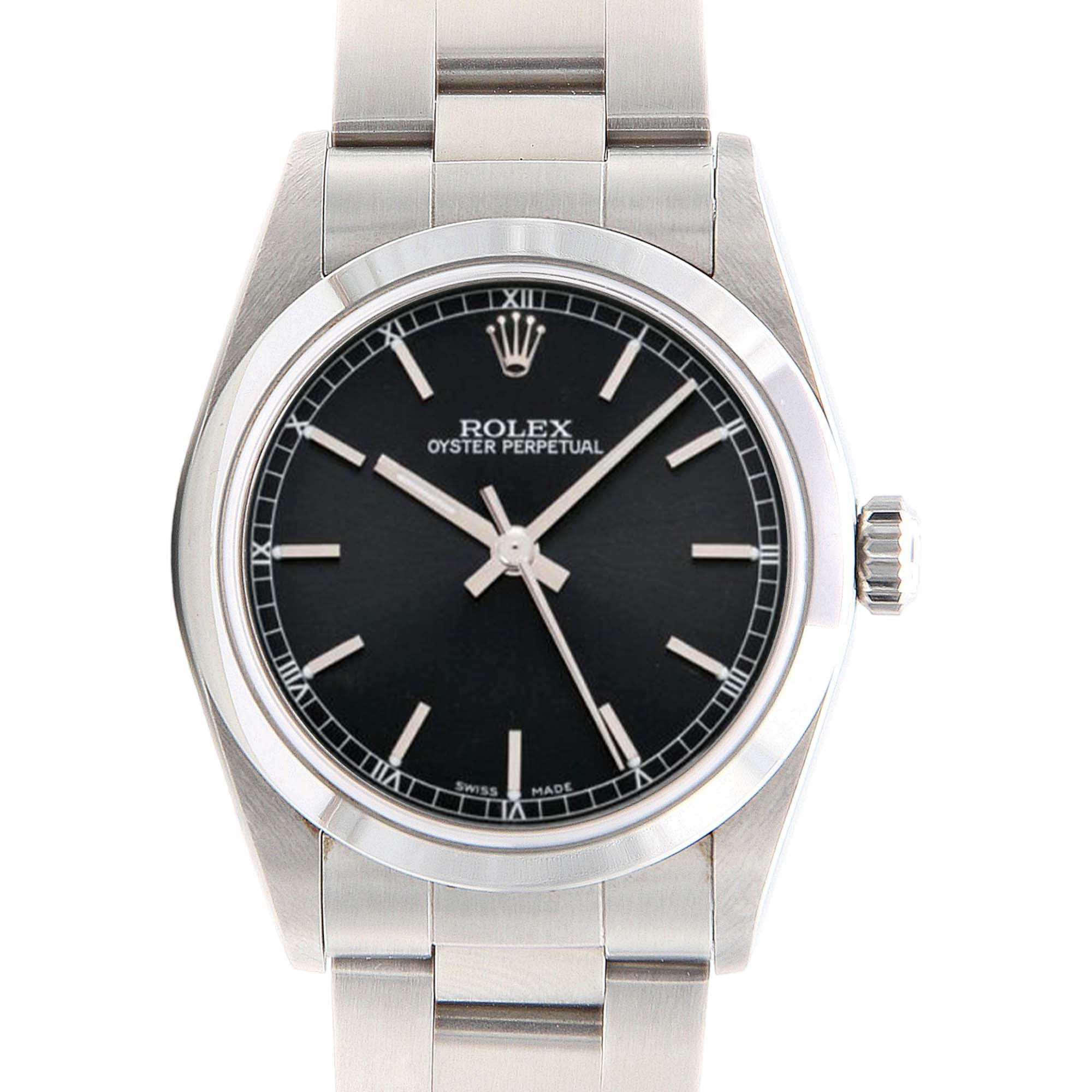 Rolex oyster perpetual 31 black Clearance