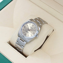 Załaduj obraz do przeglądarki galerii, Rolex Oyster Perpetual ref. 114200 Dial Silver 3-6-9
