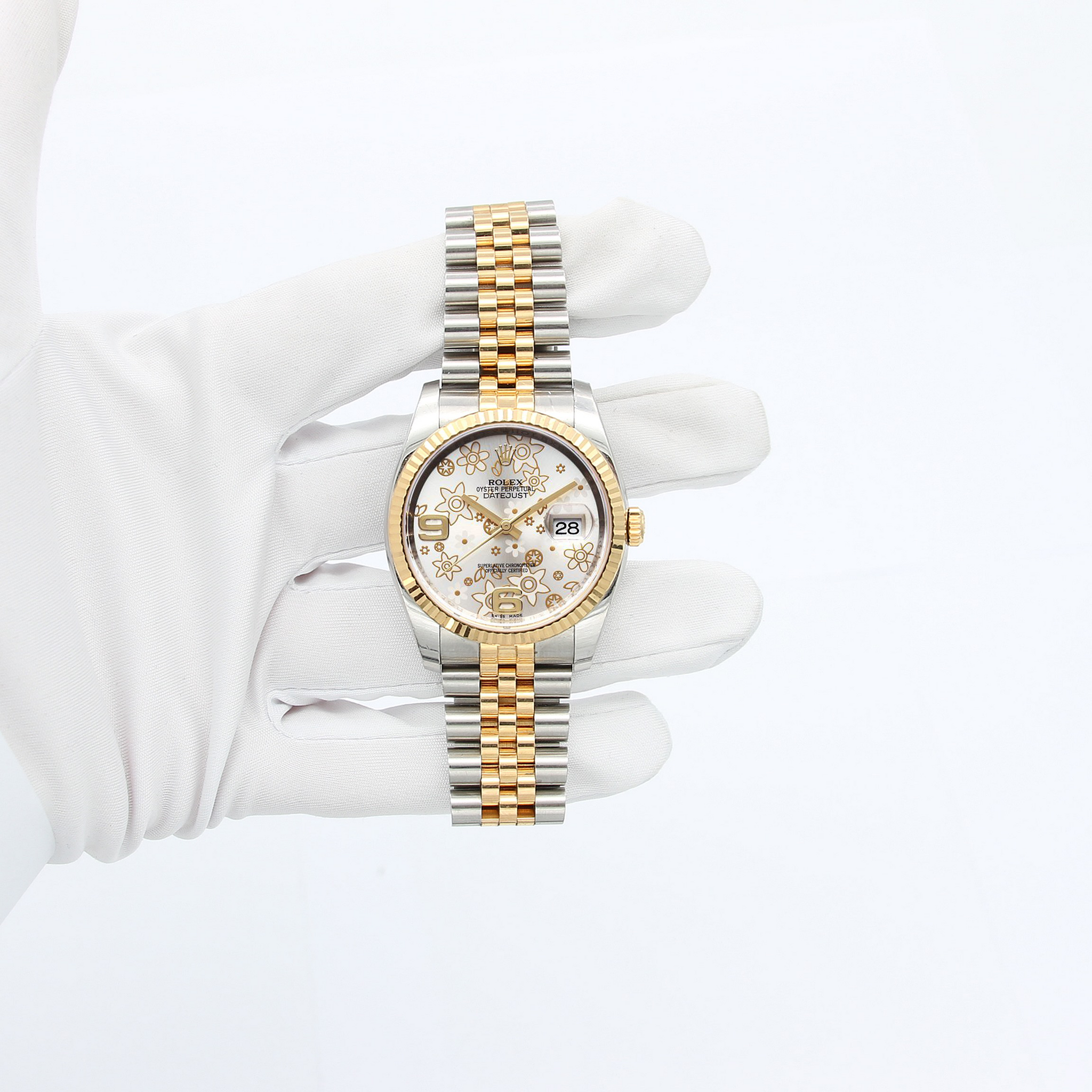 なお花 Buy Watch Rolex Datejust ref. 116233 Flower Dial - Full Set