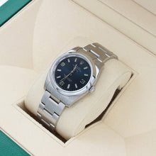 Load image into Gallery viewer, Rolex Oyster Perpetual ref. 114200 Dial Blue 3-6-9 - Full Set
