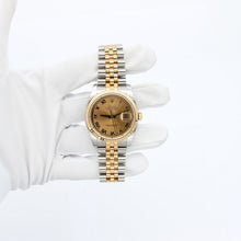 Load image into Gallery viewer, Rolex Datejust ref. 116233 Champagne Roman Dial - Jubilee Bracelet - Full Set

