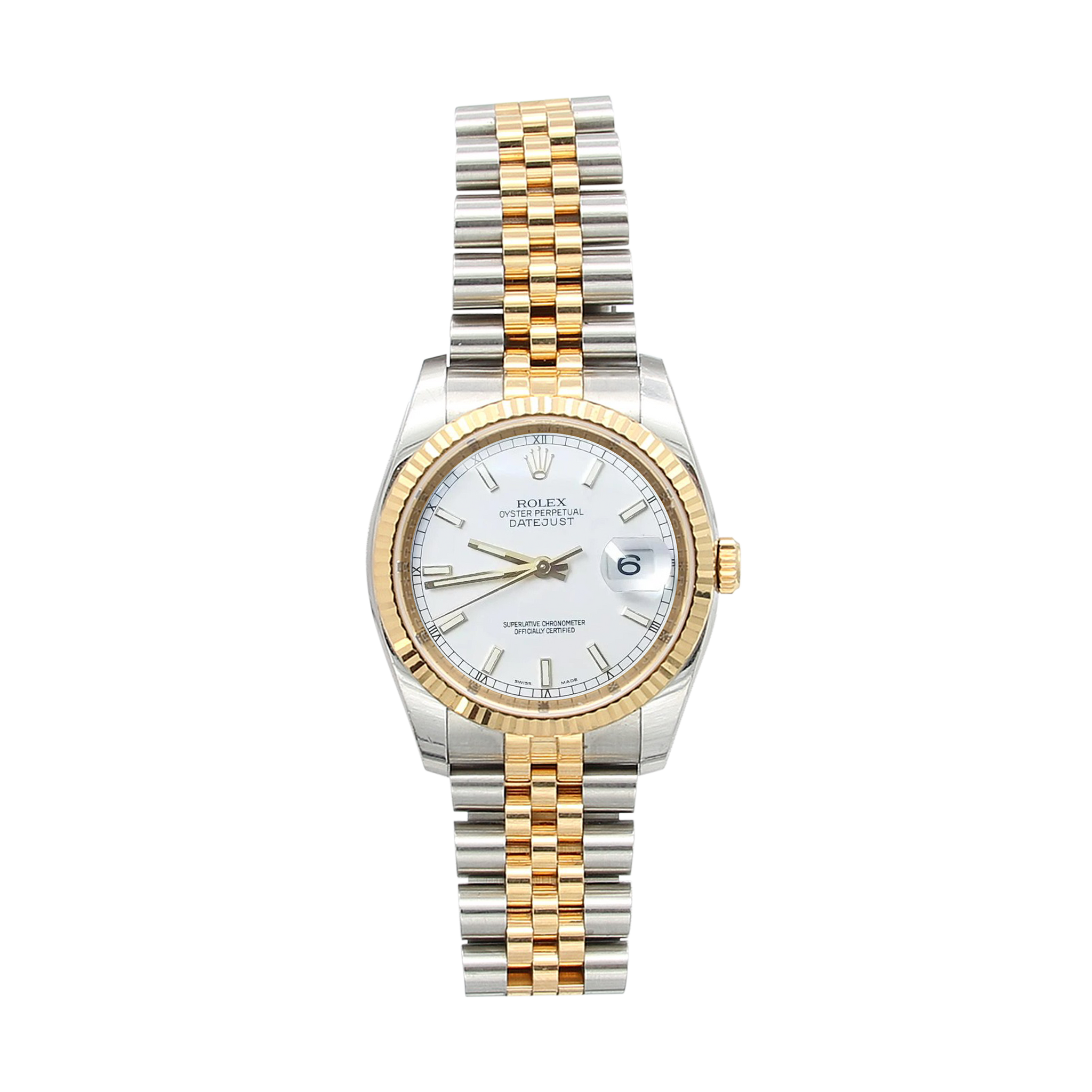 Buy Watch Rolex Datejust ref. 116233 White Dial - Full Set