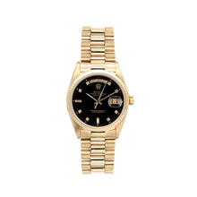 Load image into Gallery viewer, Rolex Day-Date 36 ref. 18038 - Black Diamonds dial -  Full Set

