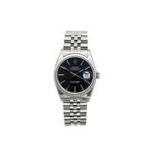 Load image into Gallery viewer, Rolex Datejust ref. 16220 Black (Circle) Dial Jubilee Bracelet Full Set
