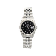 Load image into Gallery viewer, Rolex Datejust ref. 16234 Black Dial Jubilee Bracelet - Full Set
