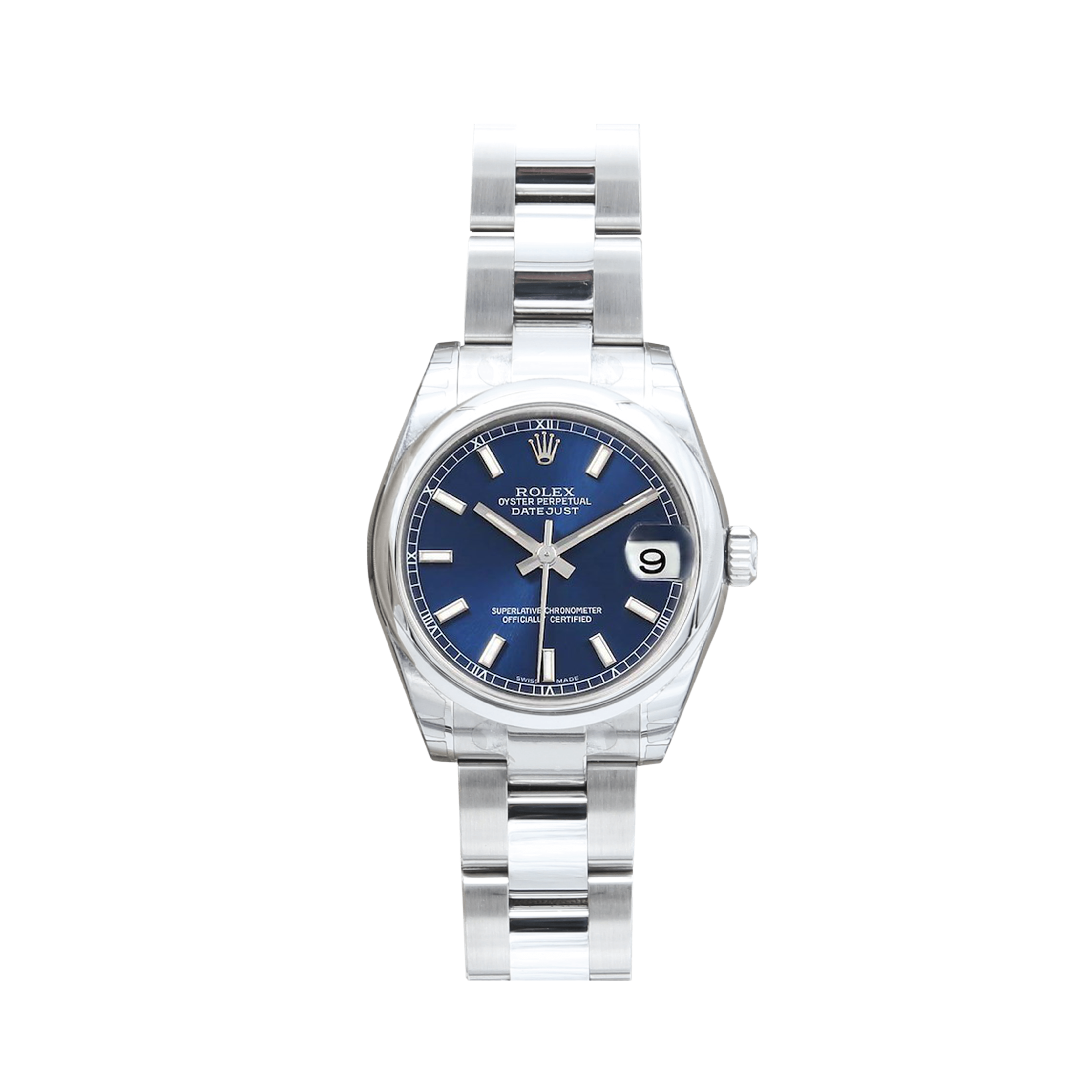 Rolex Datejust Mid size ref. 178240 Blue Dial Full Set
