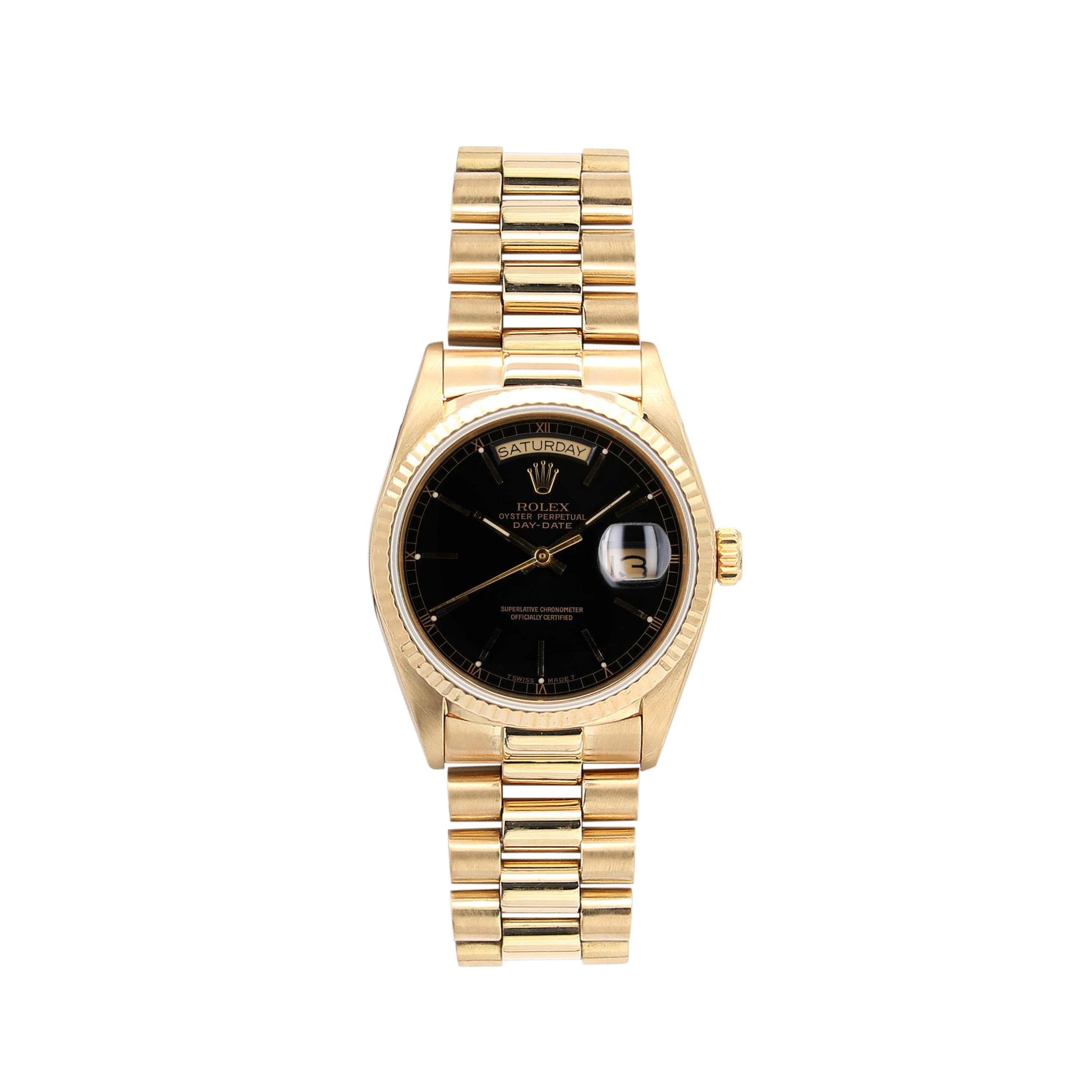 Rolex 18038 discount black dial