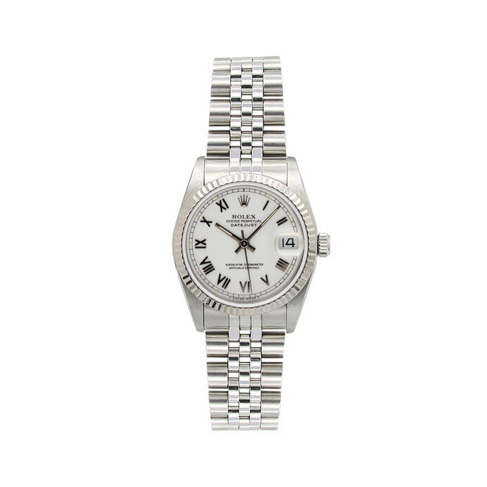 Rolex Datejust ref. 68274 White Roman Dial - Jubilee bracelet