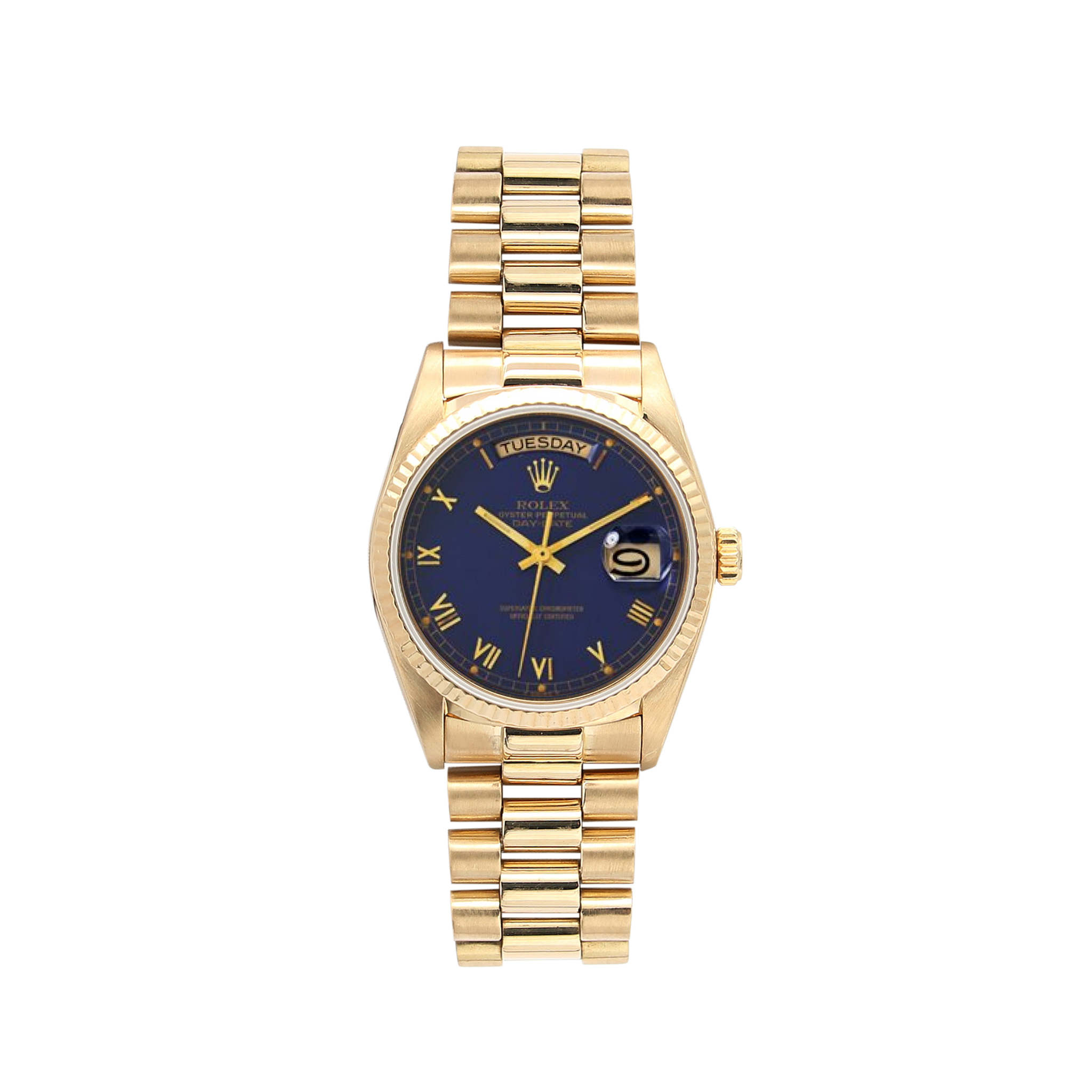 Buy Online Watch Rolex Day Date 18038 Blue Roman dial The President Full Set Debonar Watches Sp. z o.o