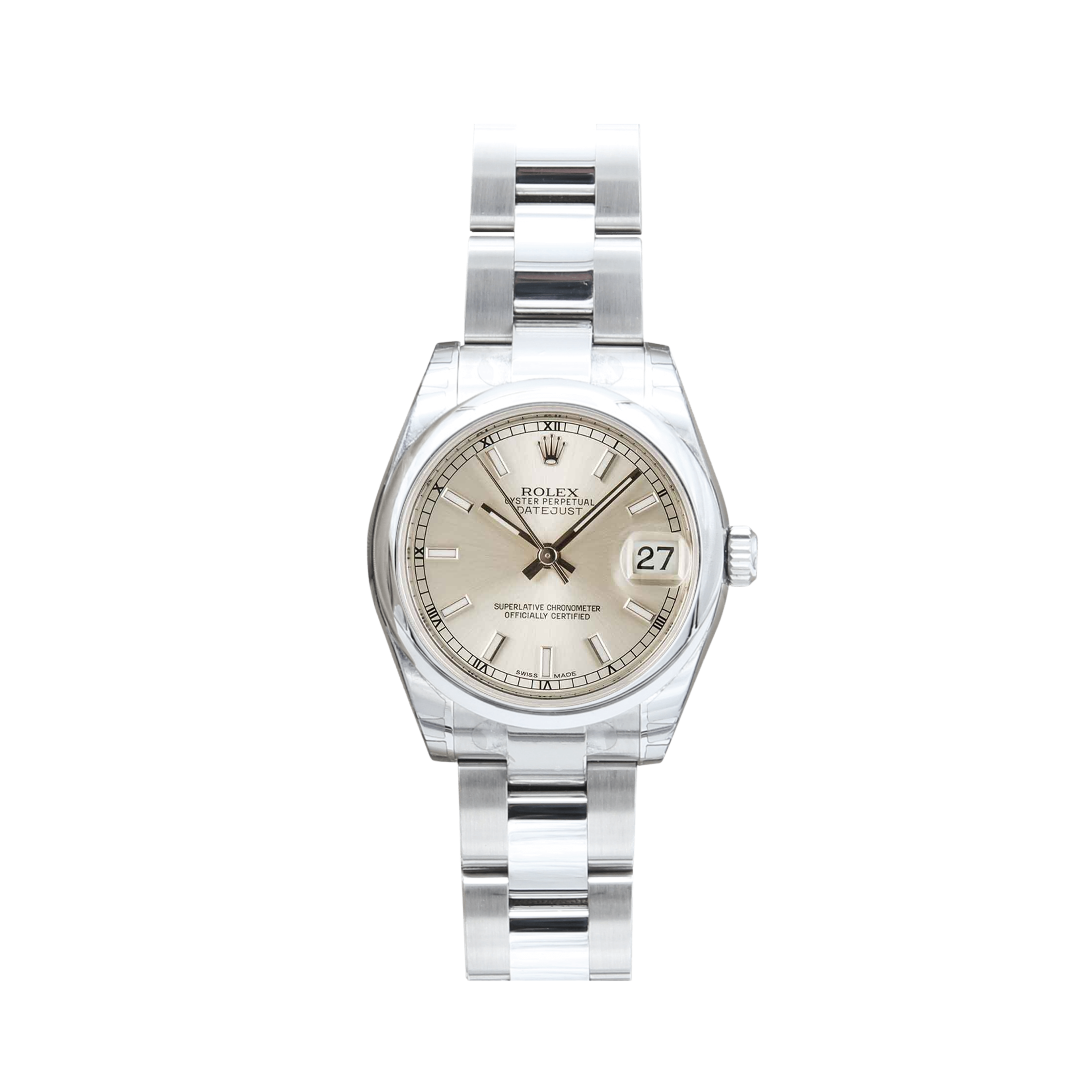 Rolex Datejust Mid-size ref. 178240 - Silver Dial - Full Set