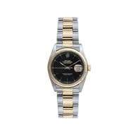 Rolex Datejust 36 ref. 16233 Black dial - Oyster Bracelet - Full Set