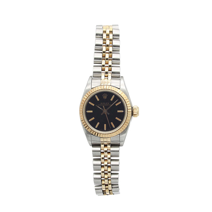 Rolex Oyster perpetual ref. 67193 Black dial Jubilee bracelet