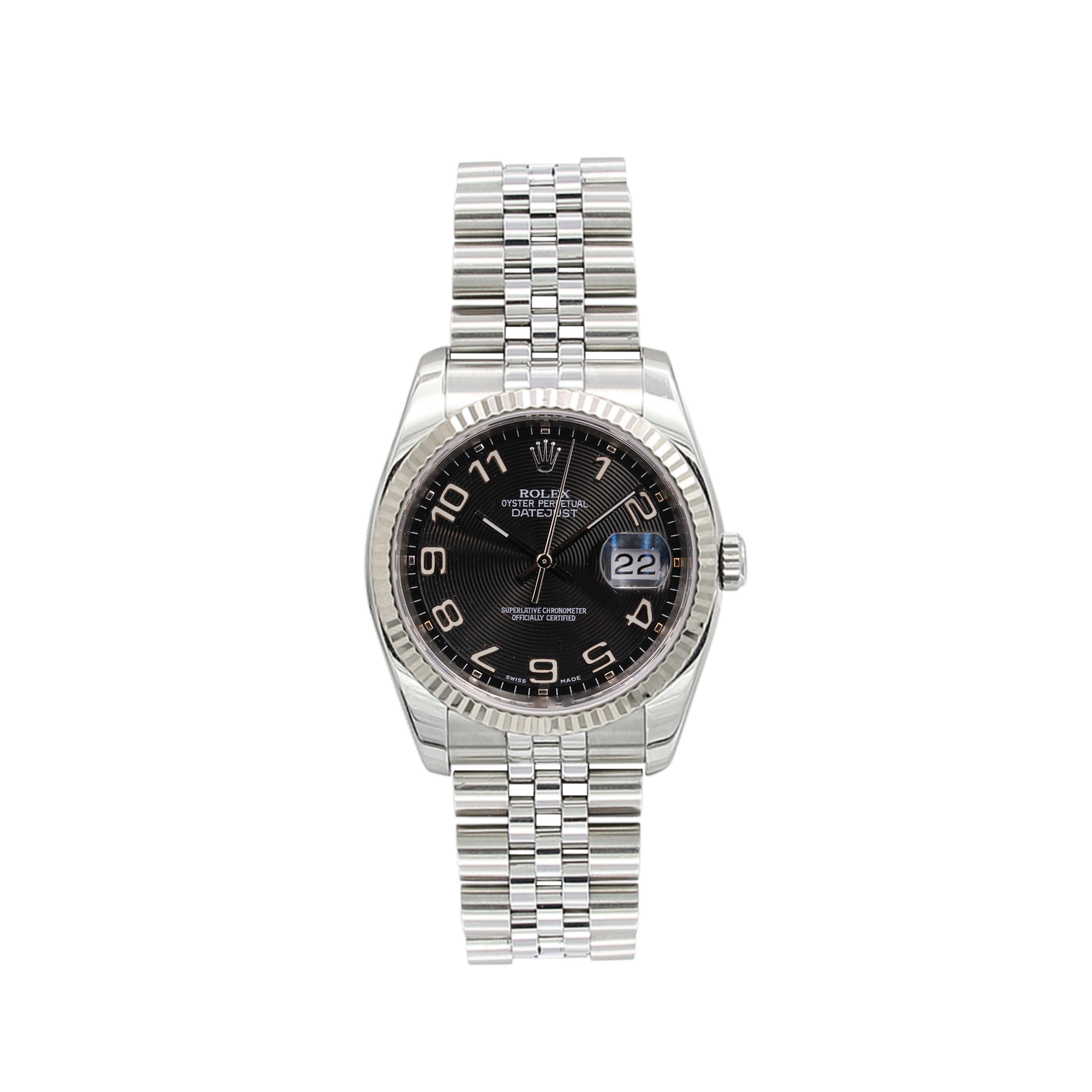116234 black dial hot sale