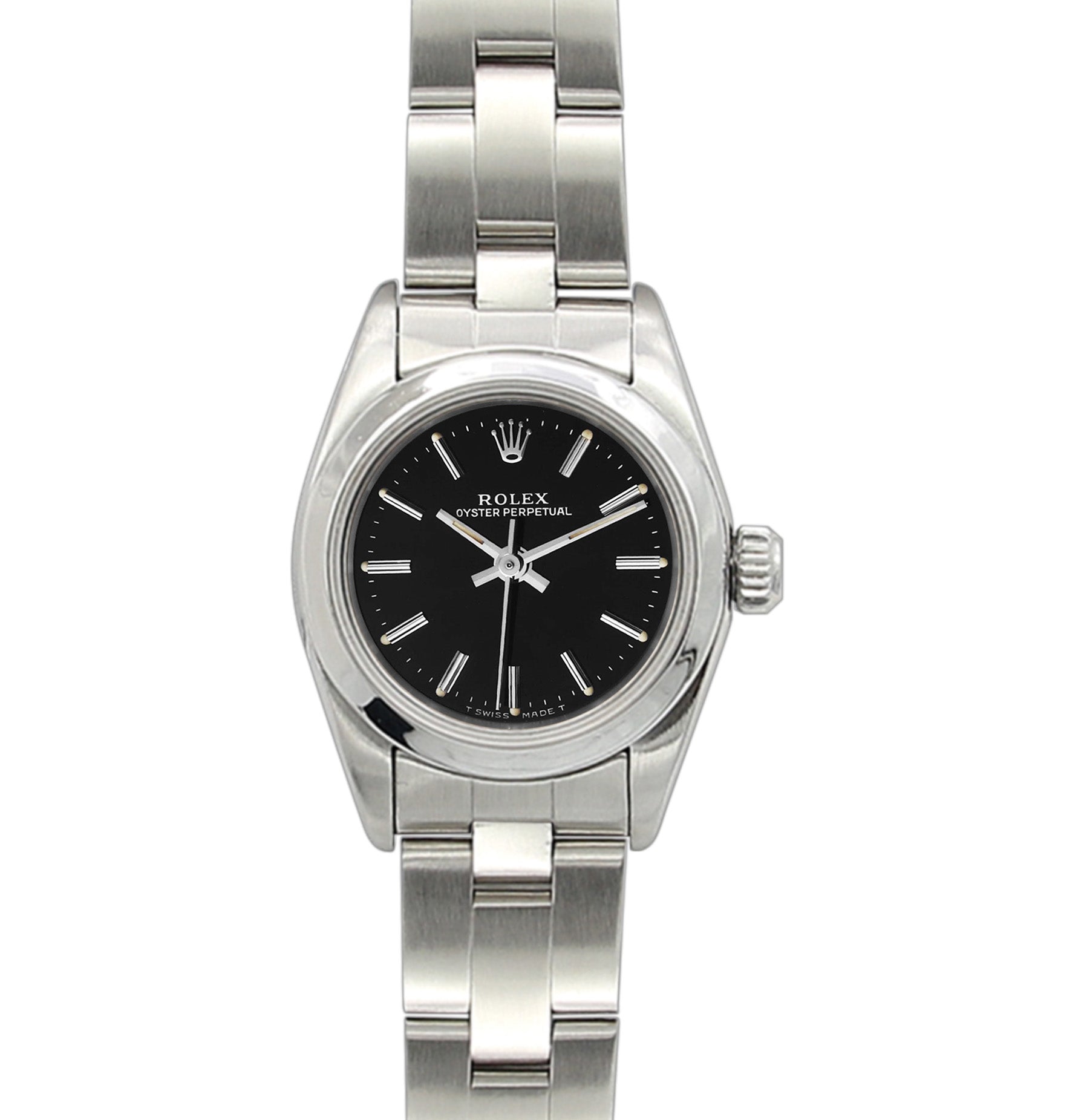 Rolex Oyster Perpetual ref. 67180 - Black Matte Dial - Oyster Bracelet