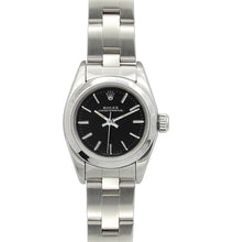 Załaduj obraz do przeglądarki galerii, Rolex Oyster Perpetual ref. 67180 - Black Matte Dial - Oyster Bracelet
