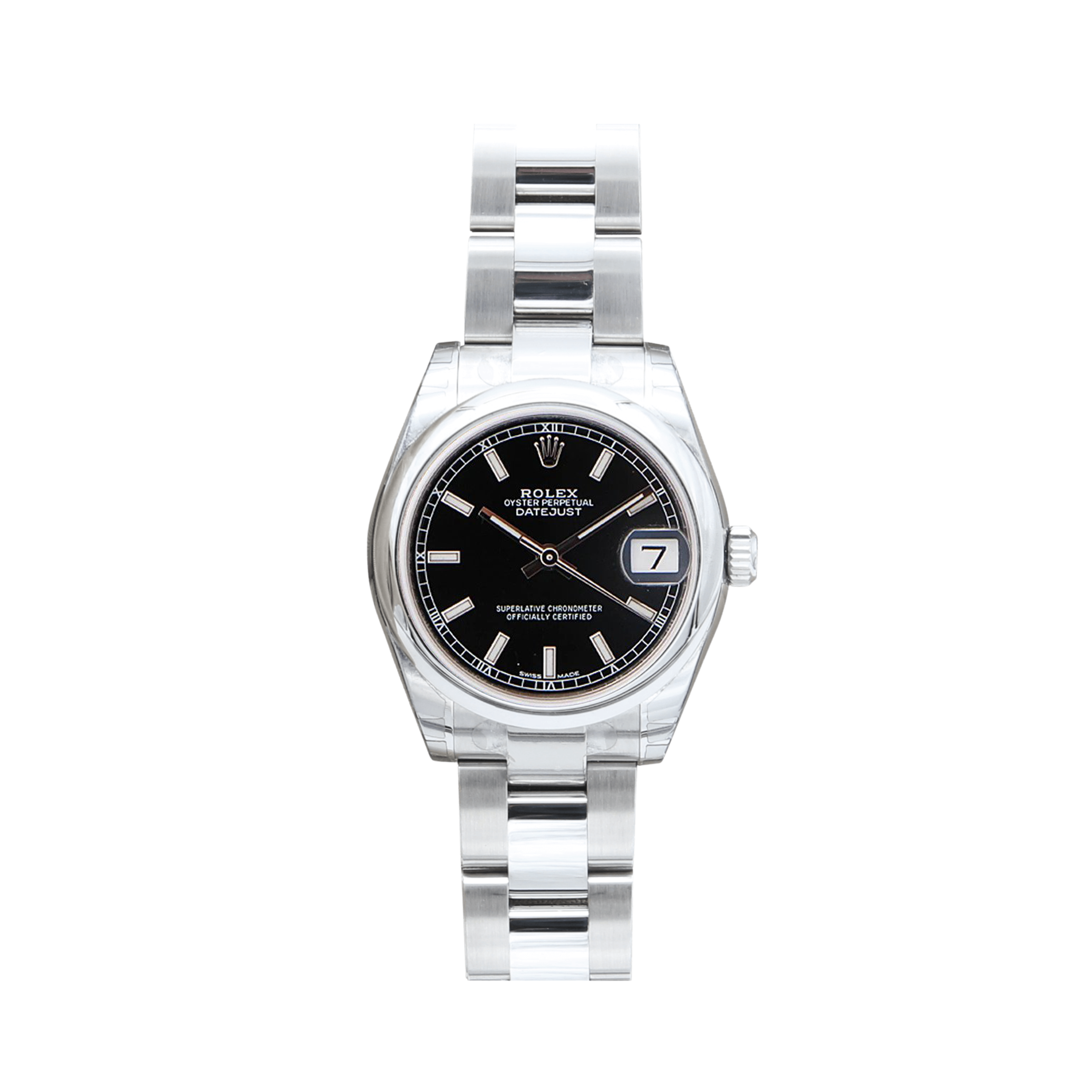 Rolex Datejust Mid-size ref. 178240 - Black Dial - Full Set
