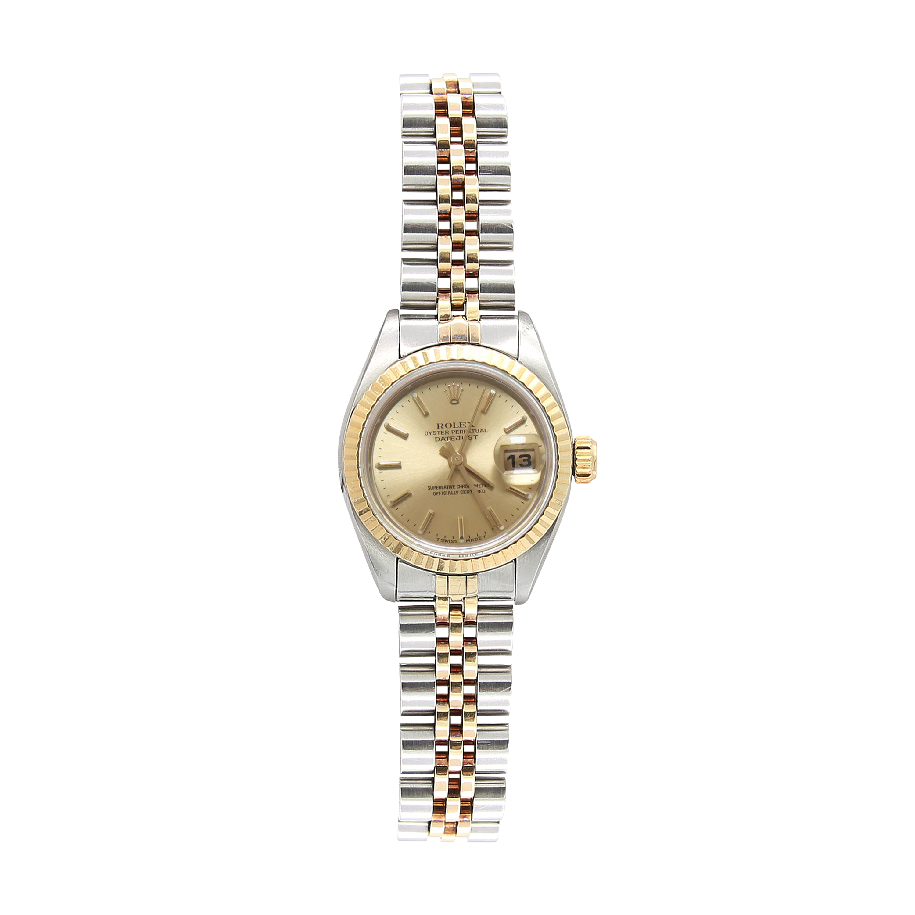 Rolex Lady-Datejust ref. 6917 - Steel and Gold - Champagne Dial - Jubilee Bracelet