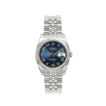Carica l'immagine nel visualizzatore di Gallery, Rolex Datejust ref. 116234 Racing Concentric (Blue) Dial - Jubilee - Full Set
