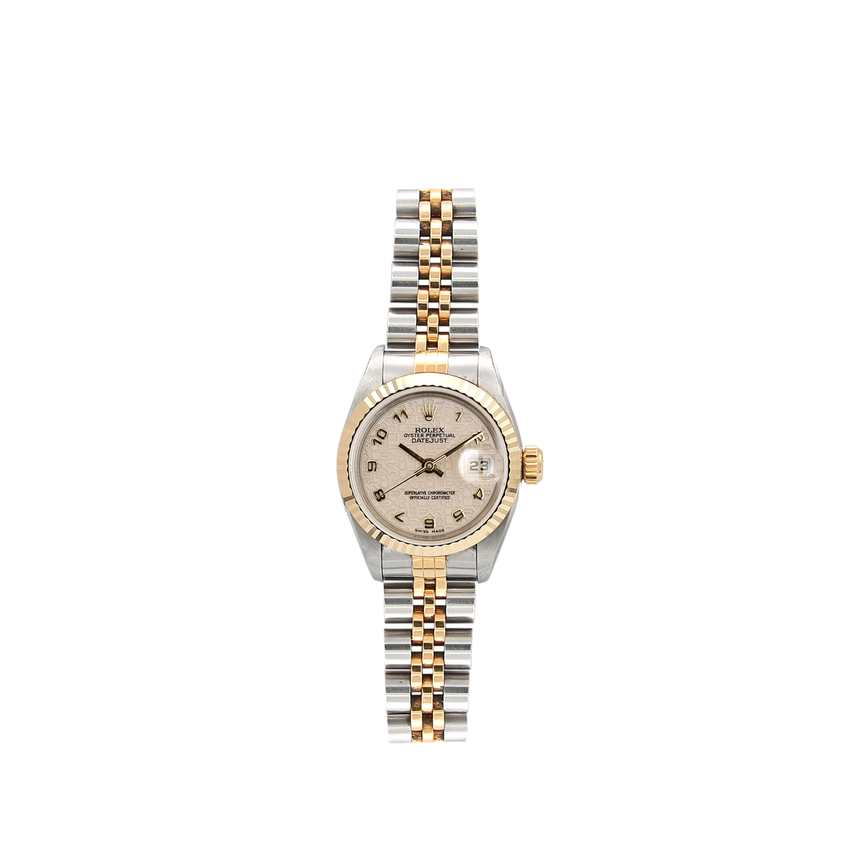 Rolex Datejust Lady ref. 69173 Steel/Gold - Millennnary Cream Dial - Jubilee Bracelet