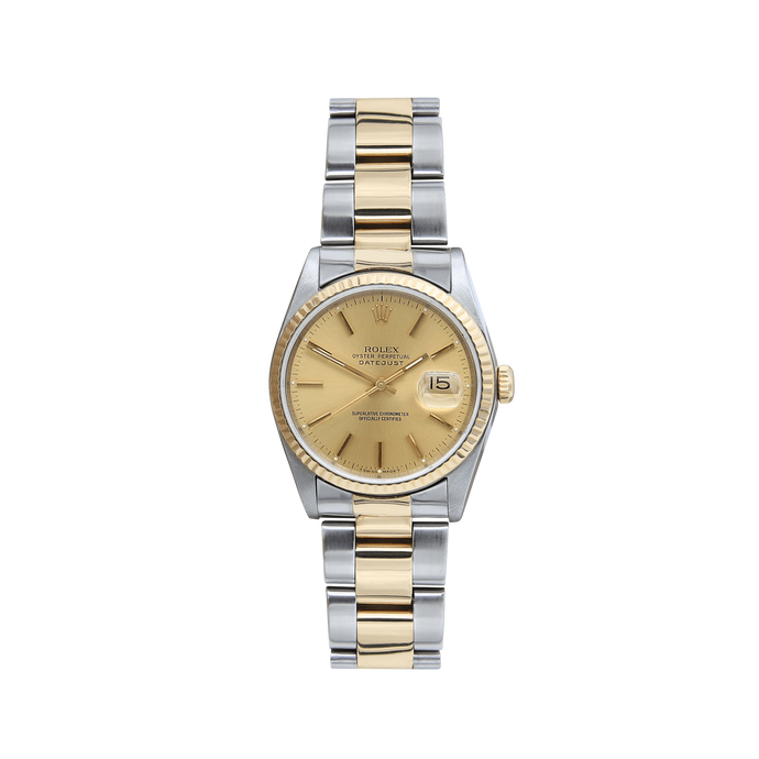 Rolex Datejust 36 ref. 16233 Champagne dial - Oyster Bracelet - Full Set