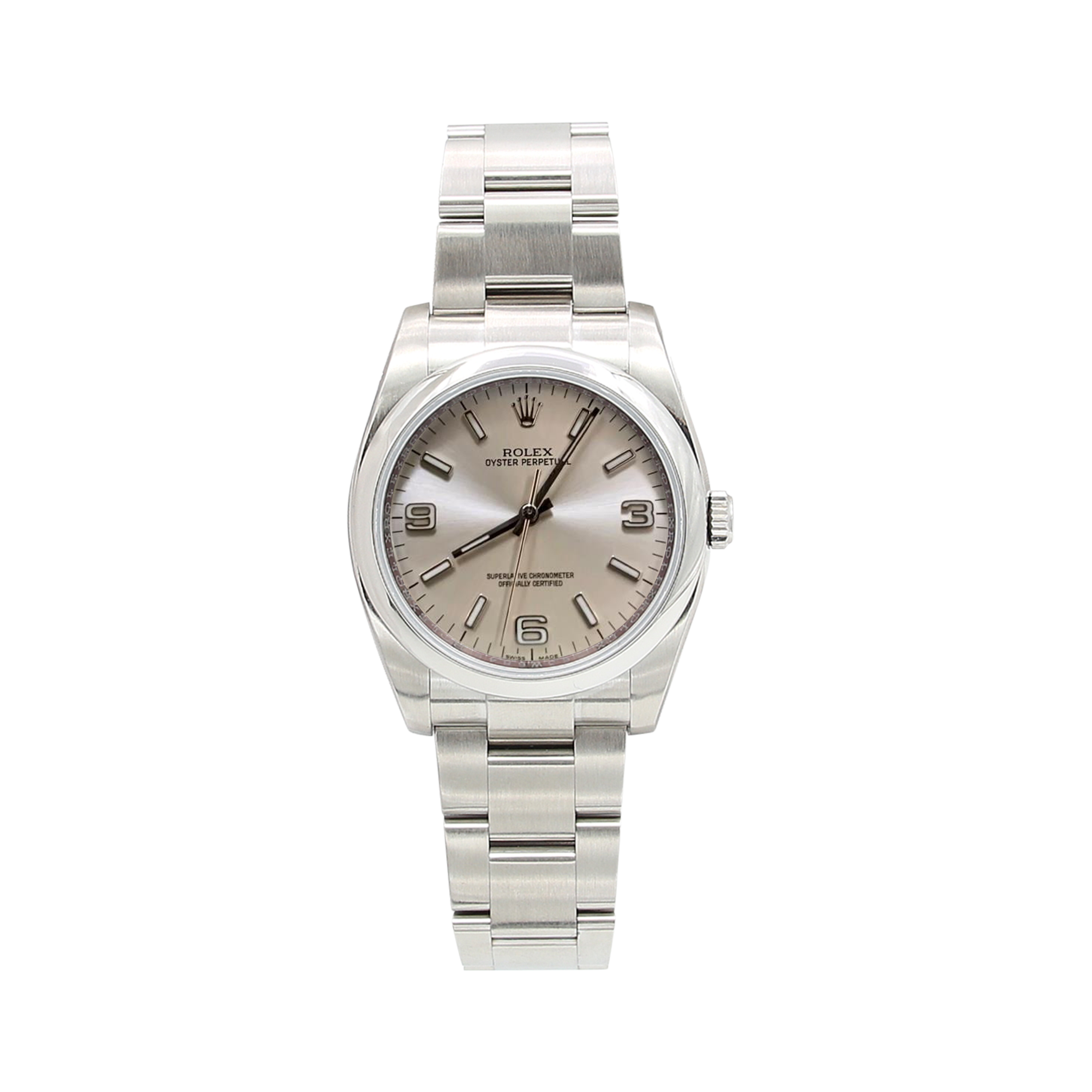 Rolex Datejust ref. 116000 Silver Dial Full Set Debonar